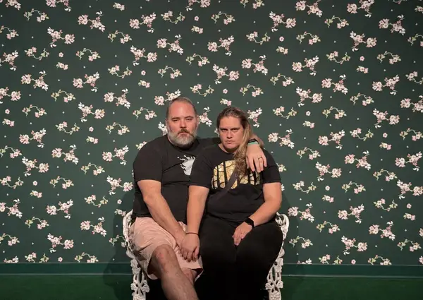 Meghan and me having a blast at the Frida Kahlo exhibit.